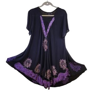 S.R. Fashion whimsigoth bohemian dress - OS.       J103